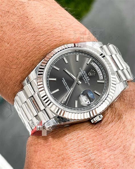 rolex day date chrono|rolex day date 40mm price.